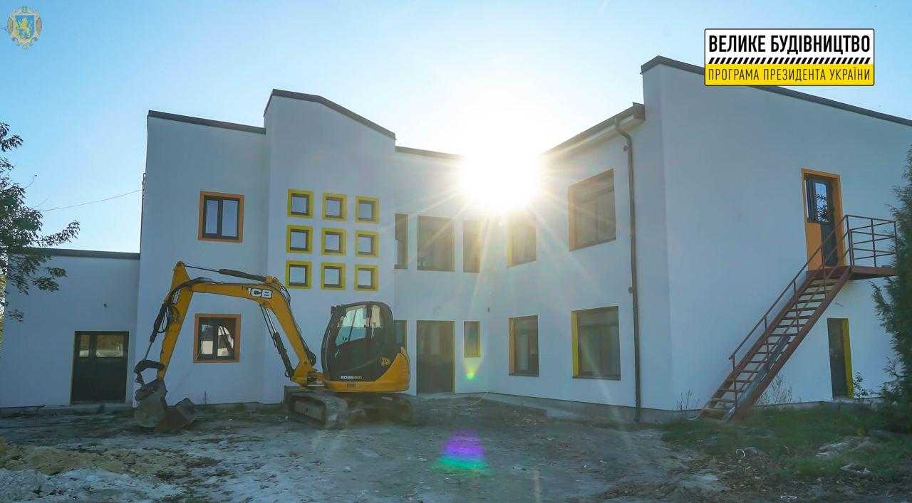«Велике Будівництво»: у Волі-Висоцькій триває реконструкція дитсадка для 40 дітей