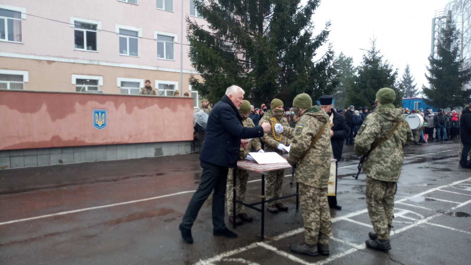 У військовій частині Червонограда відбулася присяга молодого поповнення