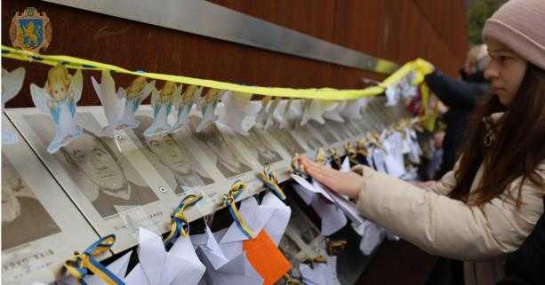 На Львівщині вшанували Героїв Небесної Сотні під час акції «Ангели пам’яті»