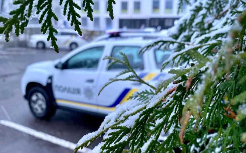 На Львівщині випав перший сніг: патрульні закликають дбати про безпеку на дорогах