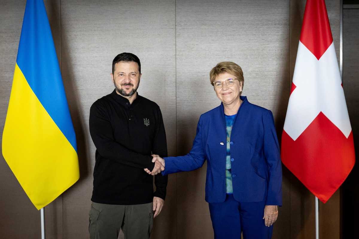 Володимир Зеленський прибув на Саміт миру