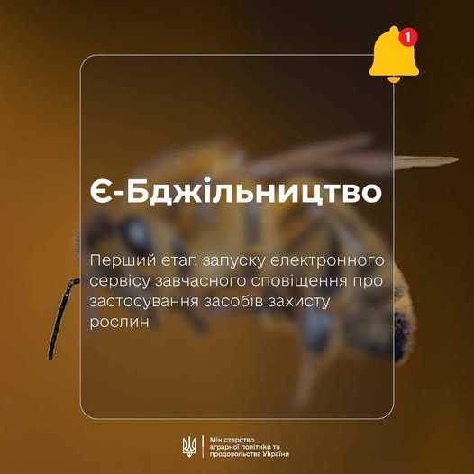 Мінагрополітики запускає перший етап системи «Є-Бджільництво