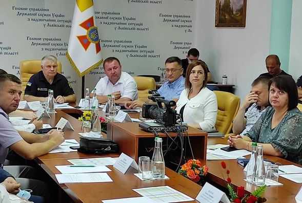 Відбулося командно-штабне тренування щодо ліквідації гасіння лісових пожеж та наслідків надзвичайних ситуацій
