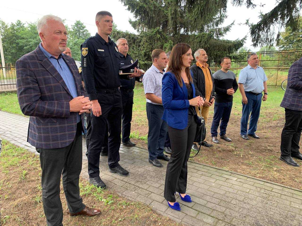  У День Державного Прапора України у Сільці відбулося урочисте відкриття поліцейської станції