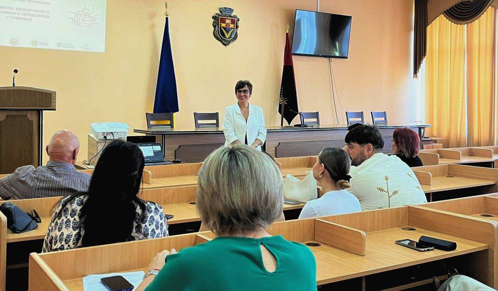 В Шептицькому районі фахівців громад навчали працювати з ветеранами та розвивати безбар’єрність