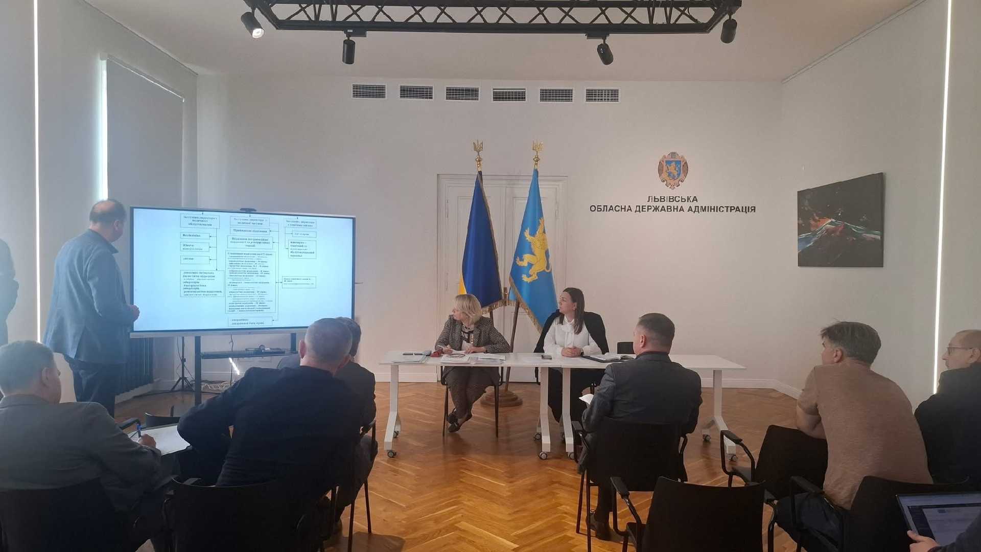 Відбулась нарада з питань розвитку медичної галузі у Львівській ОВА