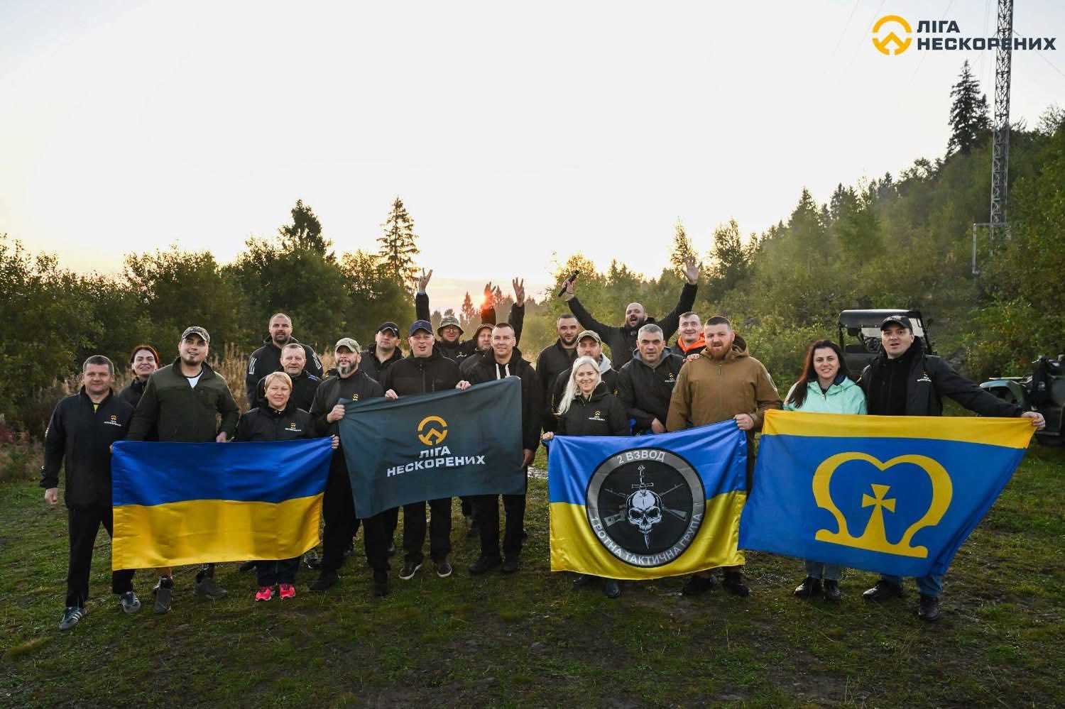 На Львівщині провели другий реабілітаційно-спортивний табір «Ліга Нескорених»