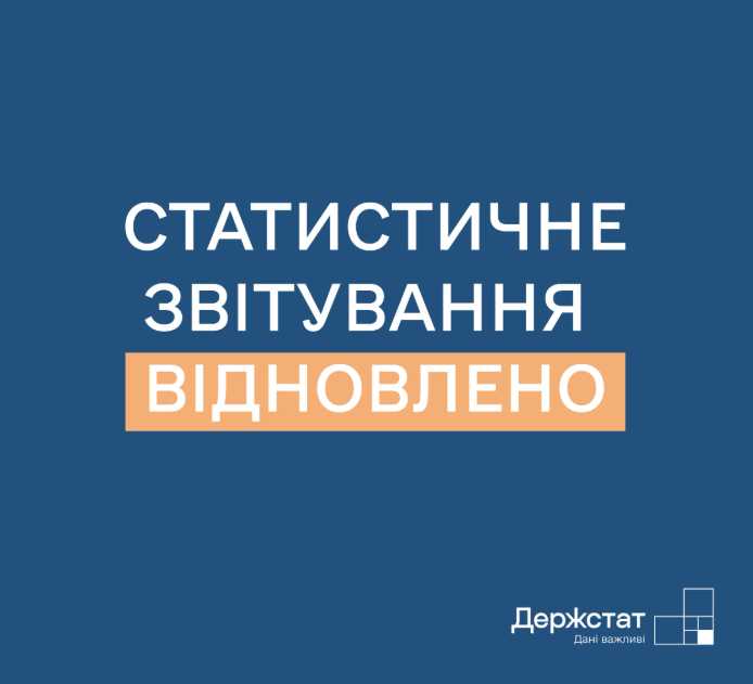Відновлено обов’язкове подання державної статистичної та фінансової звітності