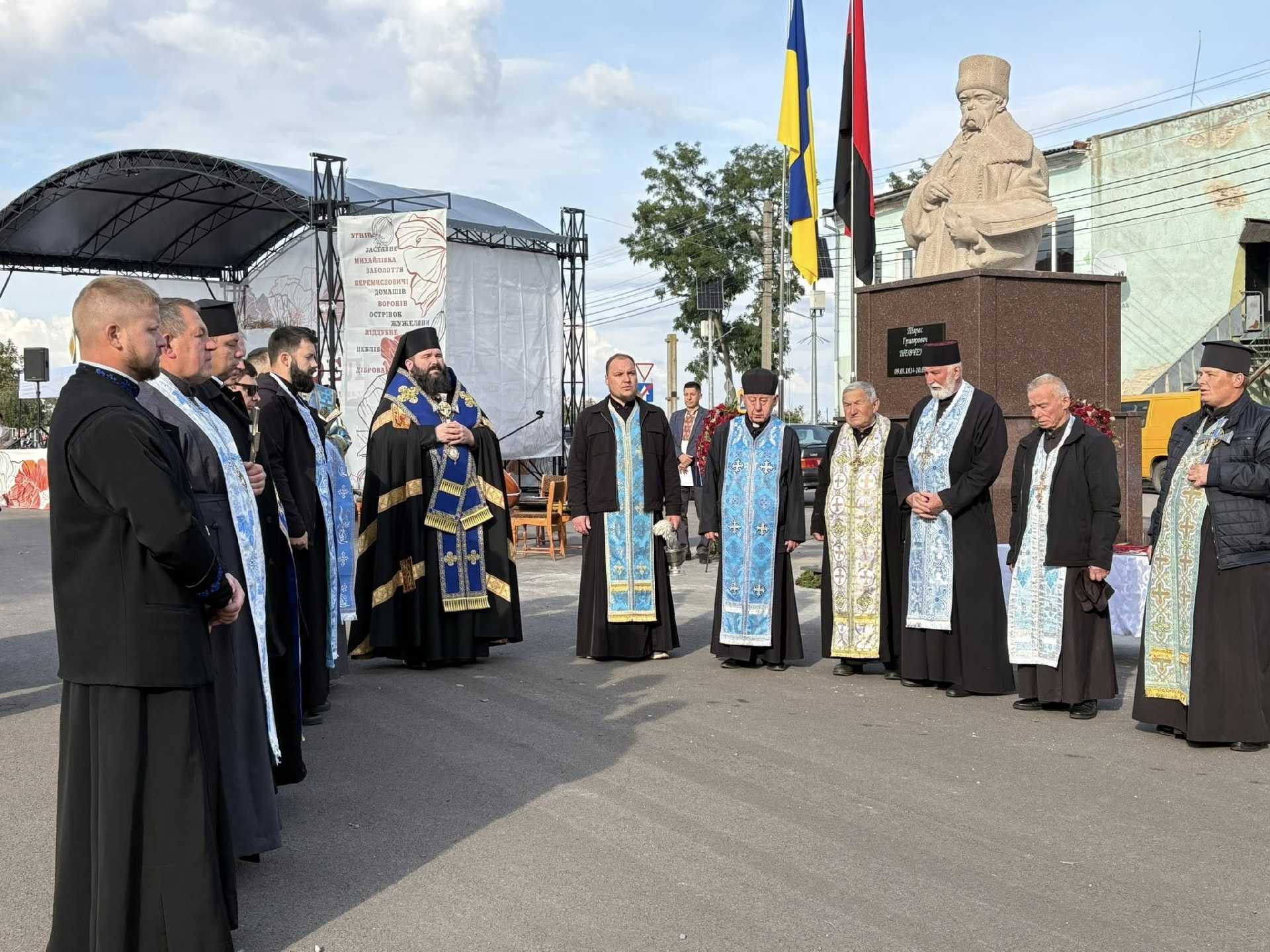 Белз відзначив свій День міста особливою та довгоочікуваною подією — освяченням пам’ятника Великому Кобзарю
