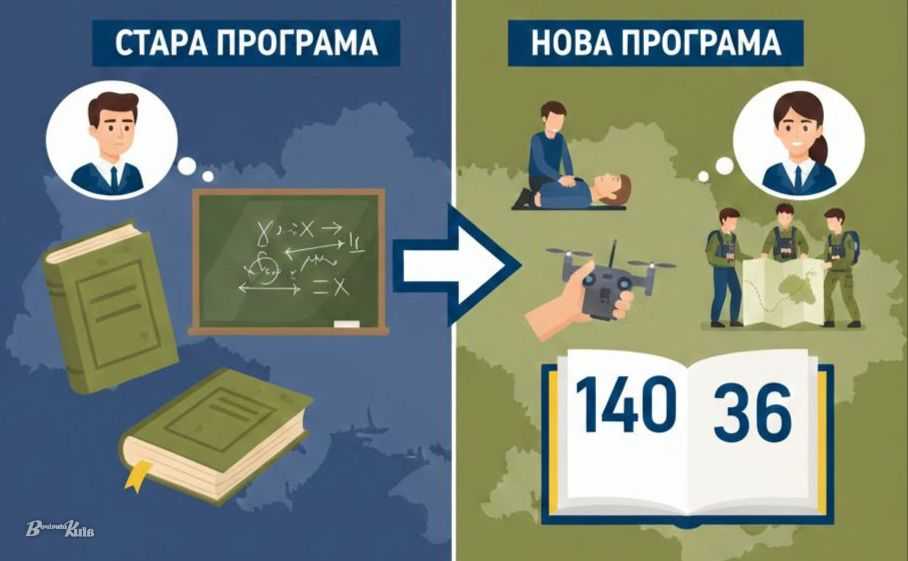 «Захист України» у школах: новий формат навчання старшокласників