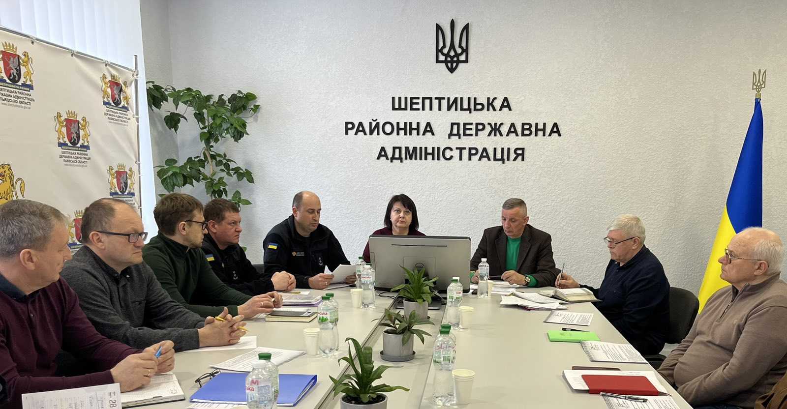 У Шептицькій РДА обговорили організацію заходів цивільного захисту в районі