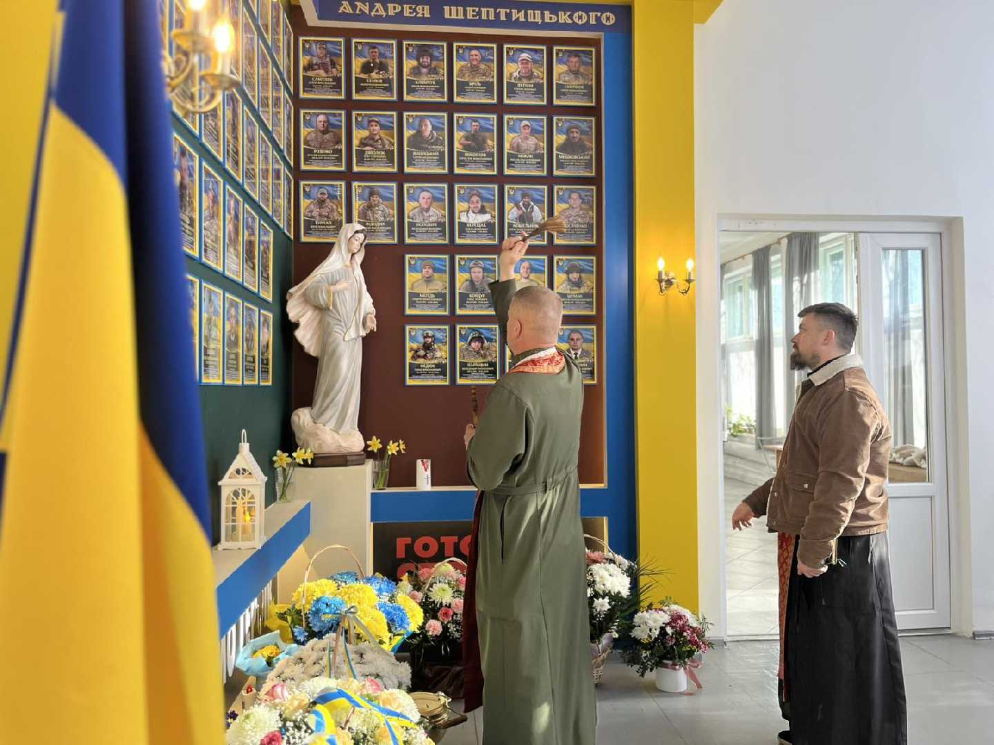 На території військової частини увіковічнили памʼять про полеглих побратимів