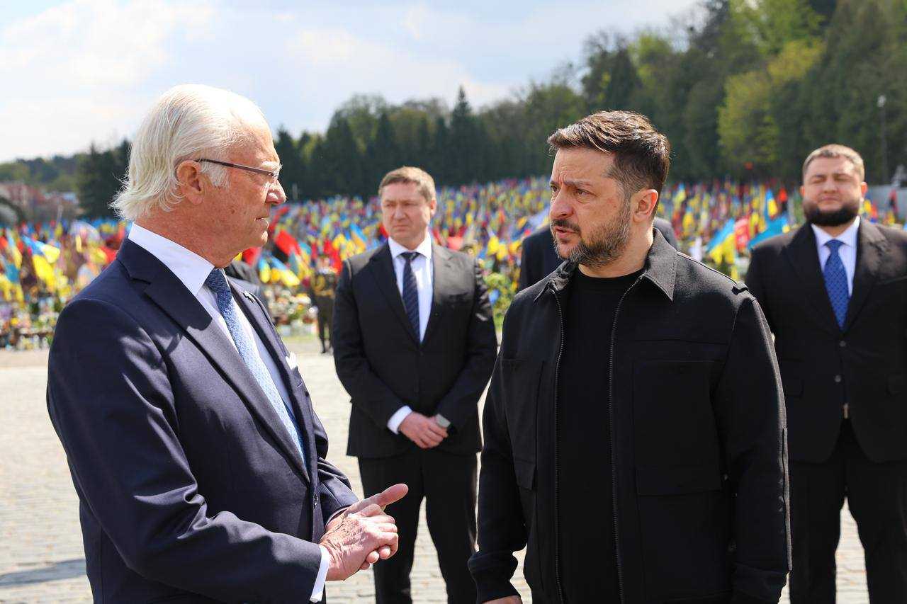 На Львівщину з візитом прибули Президент України та Король Швеції