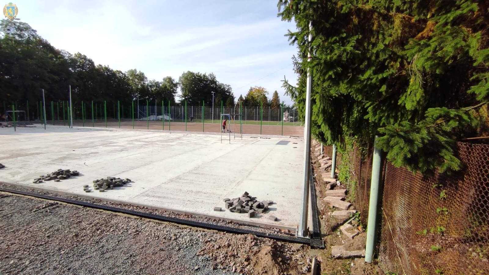 Велике будівництво: триває облаштування спортивних об’єктів Франкового університету